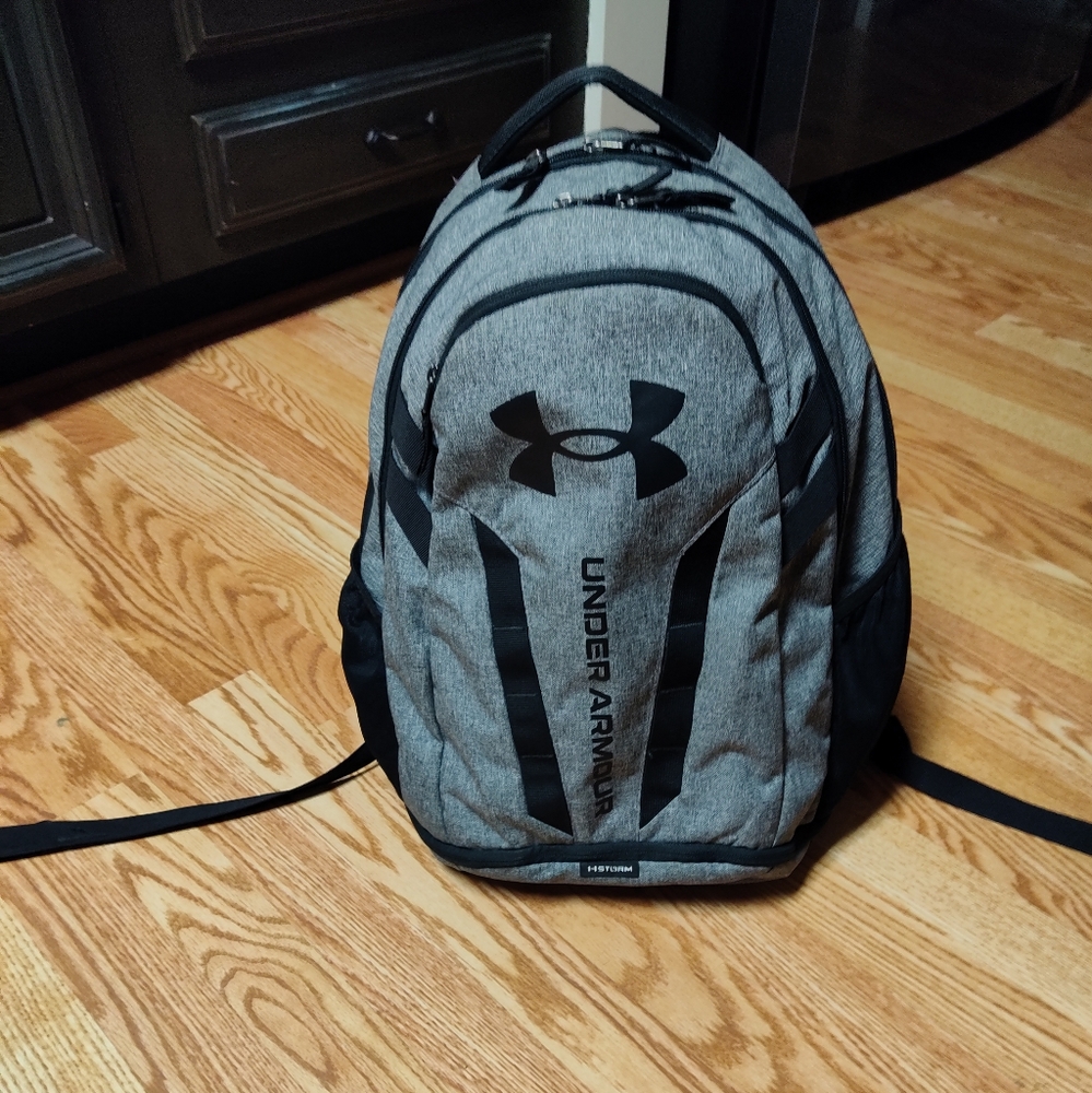 Under Armor backpack, black &grey